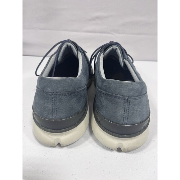 204577 SP50 TANNER PLAIN TOE MEN\'S SHOES SIZE 13 NAVY NUBUCK JOHNSTON & MURPHY